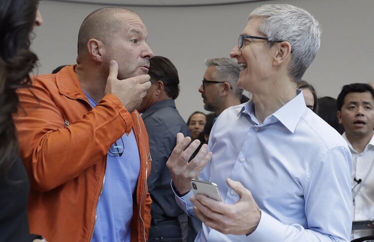 Тим Кук: Apple только выиграет от ухода Джони Айва. Фото.