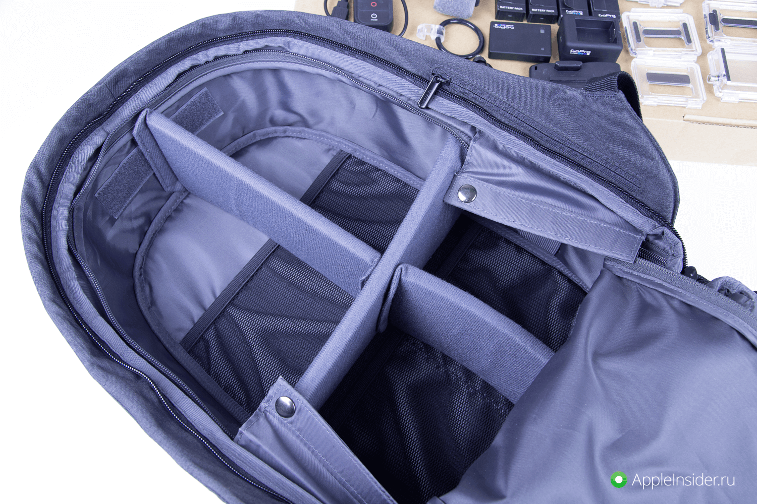 XD Design Bobby Pro — защищенный рюкзак для MacBook и не только. Система разделителей настраивается в зависимости от потребностей. XD Design Bobby Pro — защищенный рюкзак для MacBook и не только. Система разделителей настраивается в зависимости от потребностей. Фото.