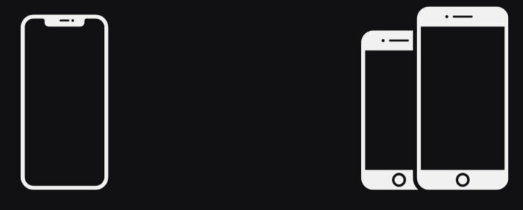 Почему у iPhone «чёлка»? iPhone можно узнать даже на пиктограмме или эмодзи. Фото.