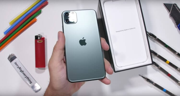 Техноблогер испытал iPhone 11 Pro Max на прочность. Фото.