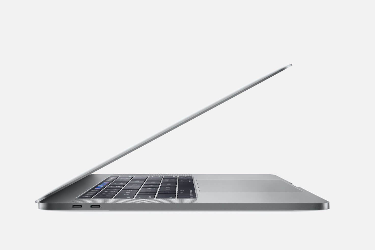MacBook Pro c двумя портами USB-C. У нового MacBook только USB-C. MacBook Pro c двумя портами USB-C. У нового MacBook только USB-C. Фото.