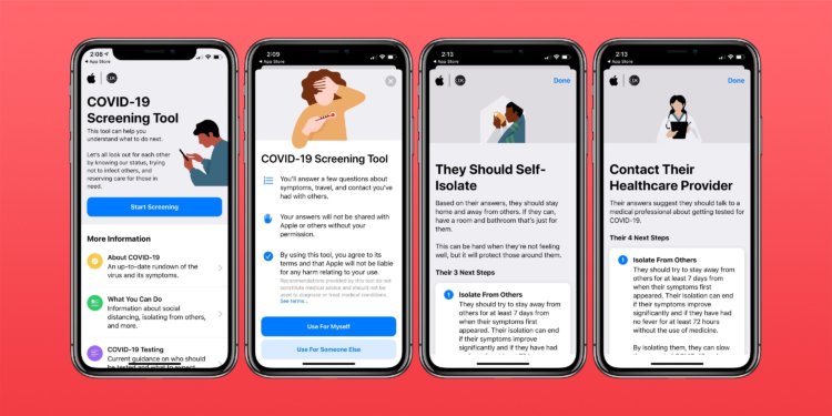 Как Apple может контролировать соблюдение карантина. Фото.