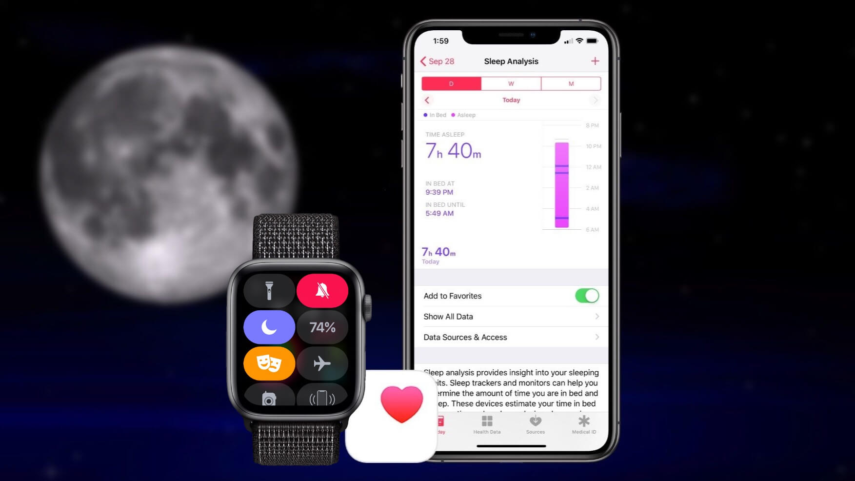 Отслеживание сна. Отслеживание сна в Apple Watch. Отслеживание сна. Отслеживание сна в Apple Watch. Фото.