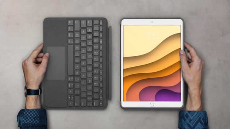 Клавиатура Logitech Combo Touch для iPad. Это что получается, 30 000 рублей отдавать не надо? Клавиатура Logitech Combo Touch для iPad. Это что получается, 30 000 рублей отдавать не надо? Фото.