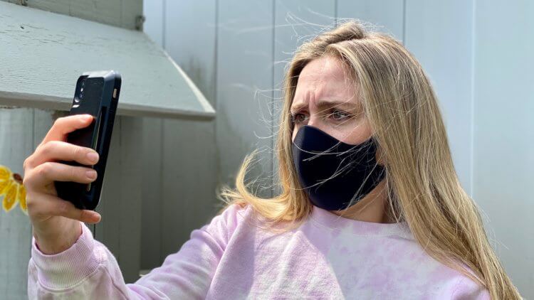 Как в iOS 13.5 настроить Face ID в маске. Фото.