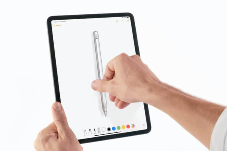 Новый Apple Pencil сможет рисовать прямо на вашем столе. Фото.