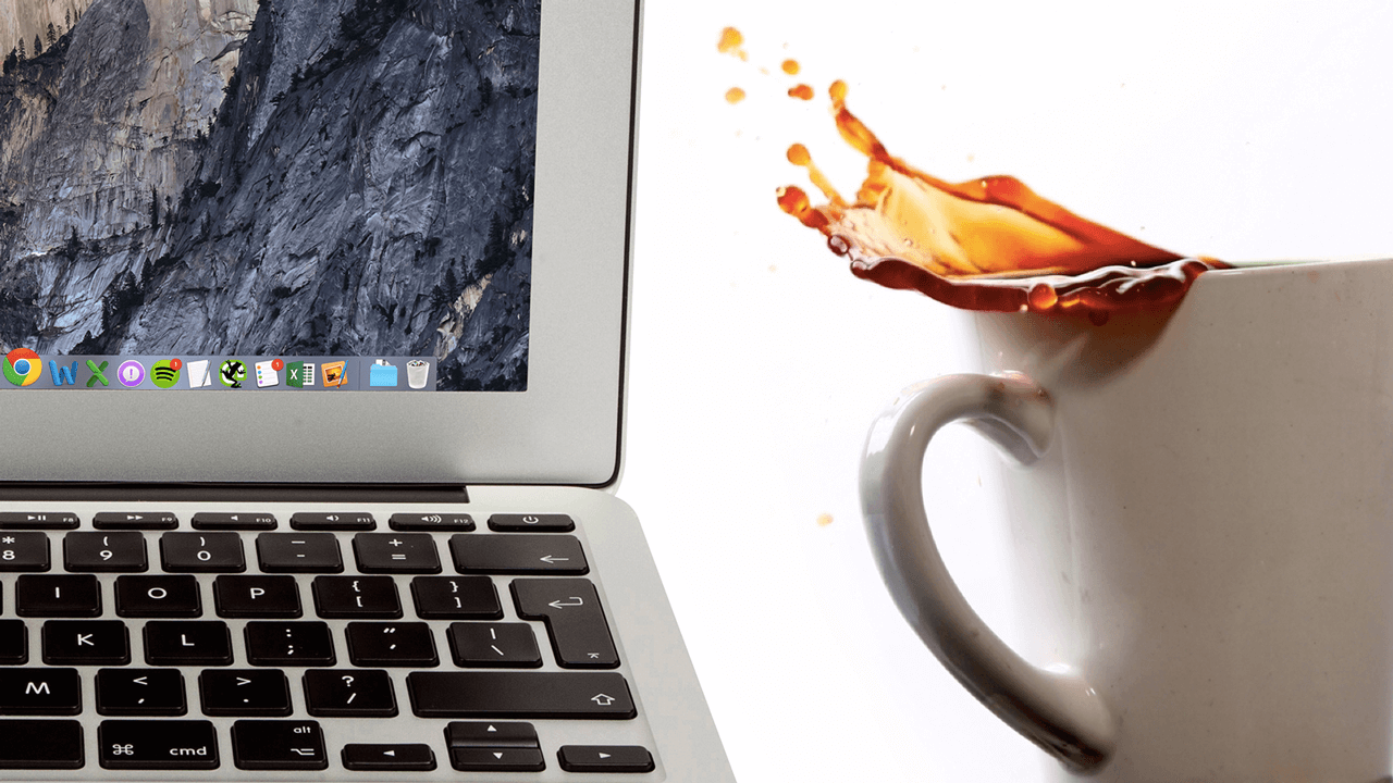 Лайфхак дня: что делать, если пролили чай, кофе, воду на ноутбук - Корпорация «Центр»