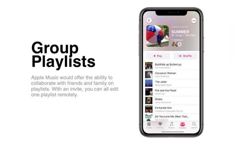 Apple Music в iOS 14. Групповые плейлисты позволят совместно редактировать список треков. Apple Music в iOS 14. Групповые плейлисты позволят совместно редактировать список треков. Фото.