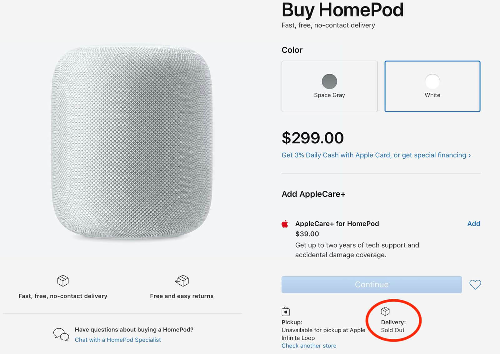 Apple распродала все колонки HomePod: скоро обновление? Надпись уже исчезла, но скриншоты все помнят. Apple распродала все колонки HomePod: скоро обновление? Надпись уже исчезла, но скриншоты все помнят. Фото.