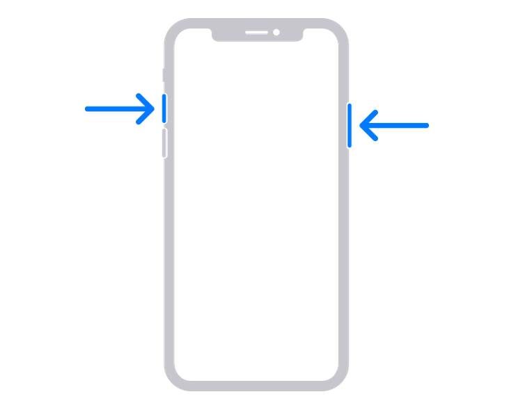 Как сделать снимок экрана на iPhone с Face ID. Как сделать скриншот на iPhone X и новее. Фото.