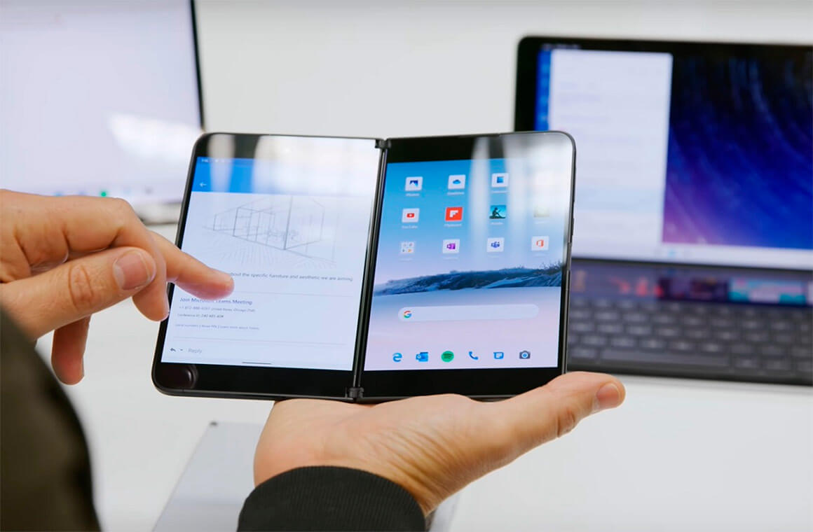 Каким будет складной iPhone. Складной iPhone будет очень похож на Surface Duo. Каким будет складной iPhone. Складной iPhone будет очень похож на Surface Duo. Фото.