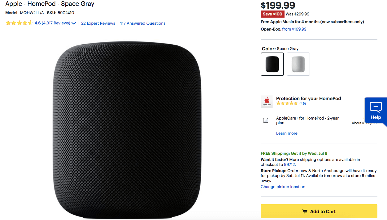 Купить HomePod со скидкой. Купить новый HomePod у партнёров Apple будет даже дешевле, чем менять сломанный. Купить HomePod со скидкой. Купить новый HomePod у партнёров Apple будет даже дешевле, чем менять сломанный. Фото.