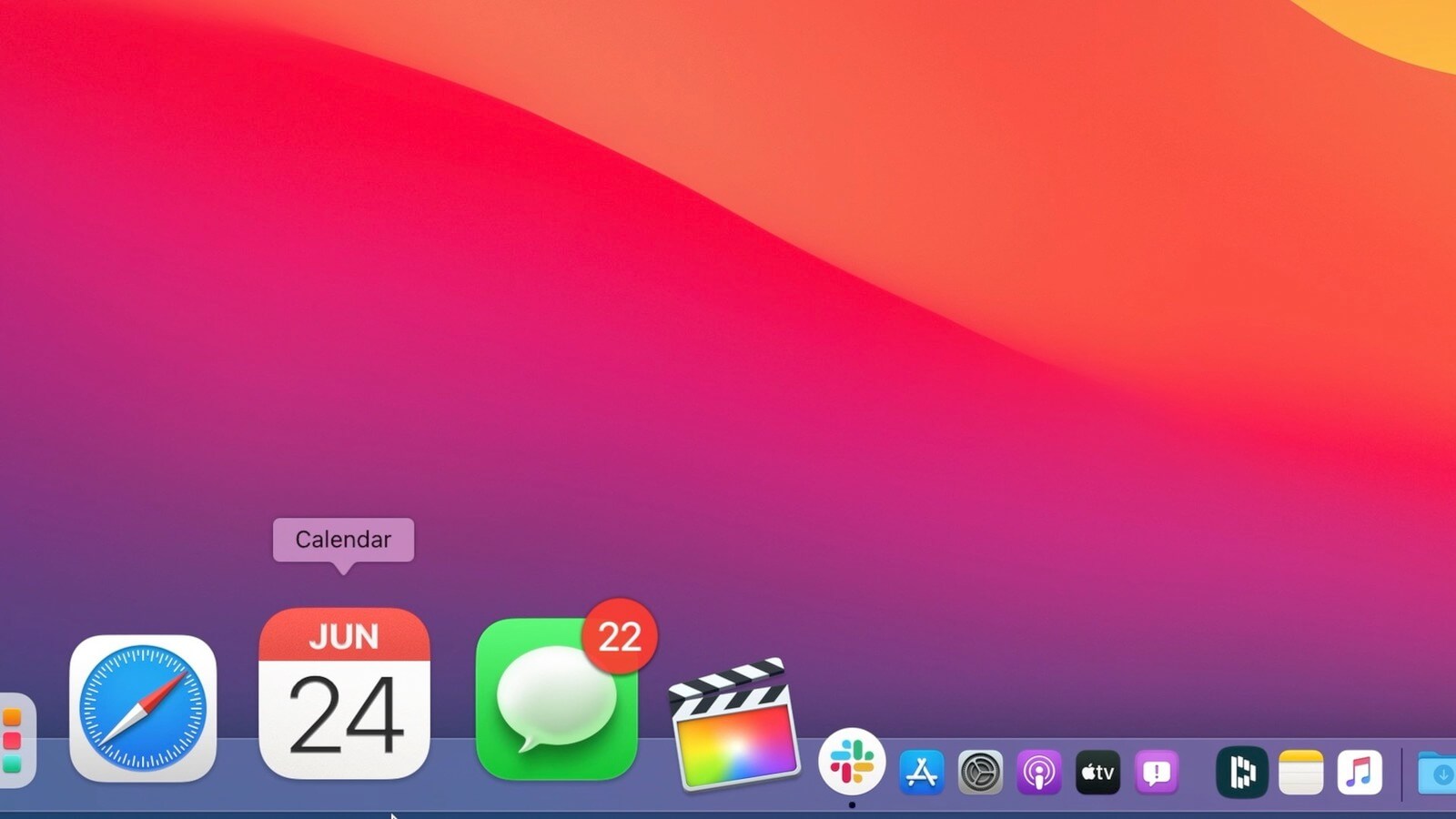 Новый Dock в macOS Big Sur. К новому доку придется привыкнуть. Новый Dock в macOS Big Sur. К новому доку придется привыкнуть. Фото.