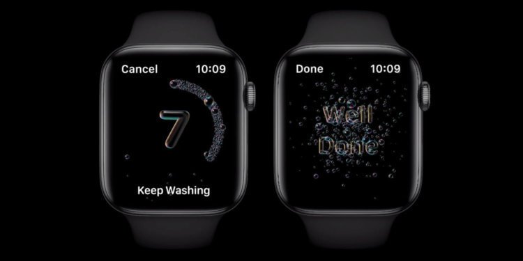 Нововведения watchOS 7. Говорят, что Apple учила Apple Watch определять мытьё рук несколько лет. Нововведения watchOS 7. Говорят, что Apple учила Apple Watch определять мытьё рук несколько лет. Фото.