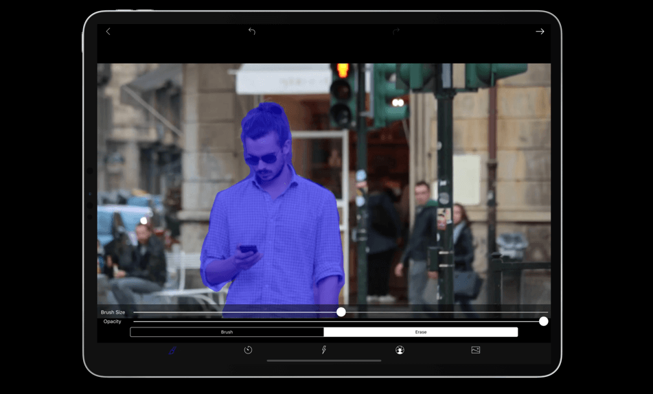 Продвинутый видеоредактор на айфон: Phoenix: Cinemagraph Editor. Искусственный интеллект автоматически выделяет и распознает объект на видео. Продвинутый видеоредактор на айфон: Phoenix: Cinemagraph Editor. Искусственный интеллект автоматически выделяет и распознает объект на видео. Фото.