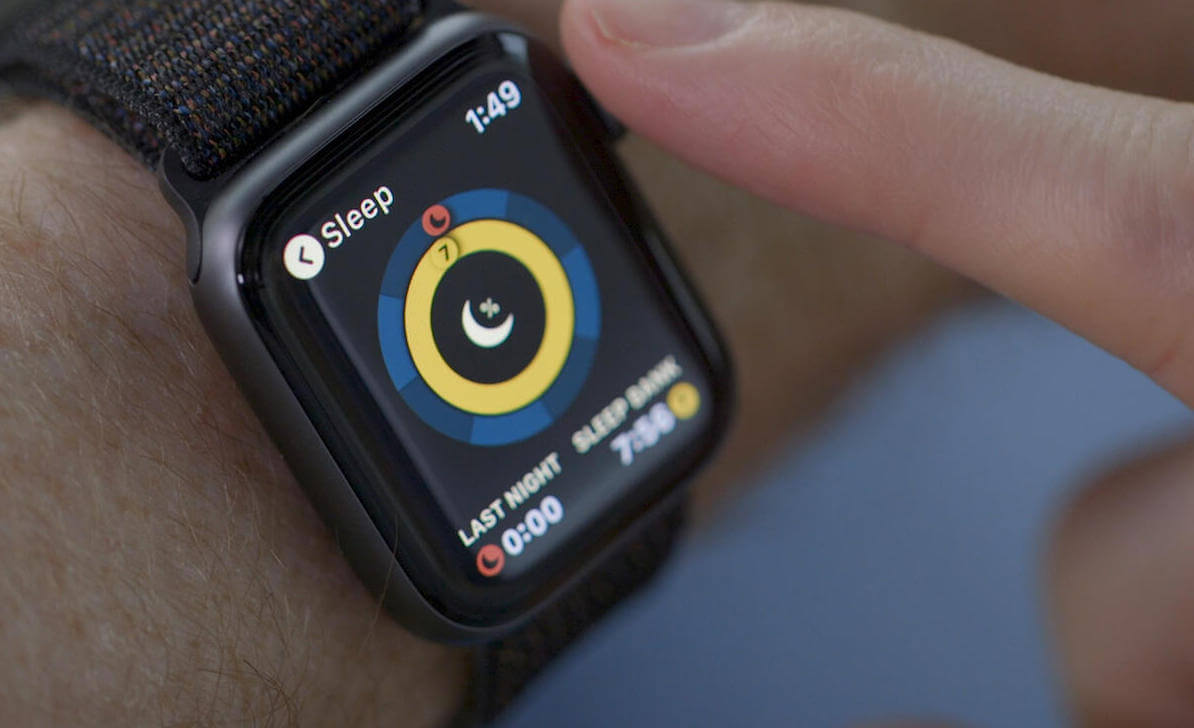 Трекер сна в Apple Watch. Apple хочет увязать плохой сон и несоблюдение режима с возникновением депрессии. Трекер сна в Apple Watch. Apple хочет увязать плохой сон и несоблюдение режима с возникновением депрессии. Фото.