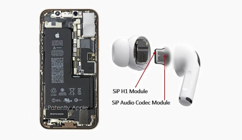 Аккумуляторы в iPhone 12s. Источником ноу-хау Мин Чико считает AirPods Pro, слева – внутренности iPhone 12s. Аккумуляторы в iPhone 12s. Источником ноу-хау Мин Чико считает AirPods Pro, слева – внутренности iPhone 12s. Фото.