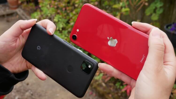 Что купить в 2020 году: iPhone SE 2 или Google Pixel 4a. Фото.