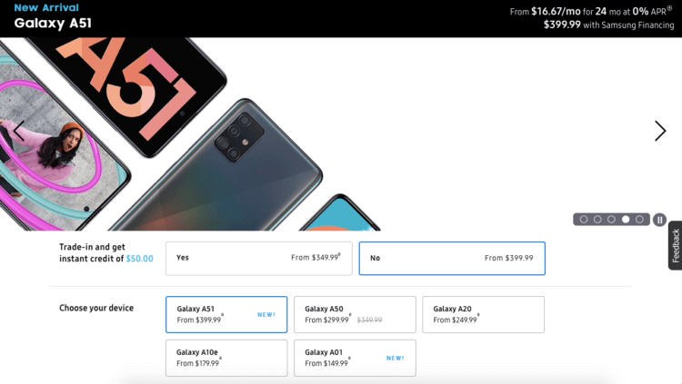 Конкурент iPhone SE 2020. В США Galaxy A51 продают за 399 долларов — совсем как iPhone SE. Конкурент iPhone SE 2020. В США Galaxy A51 продают за 399 долларов — совсем как iPhone SE. Фото.