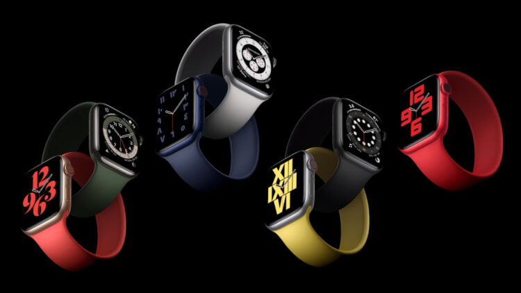 Какие Apple Watch выбрать в 2020 году: Series 6, Series 3 или SE. Фото.