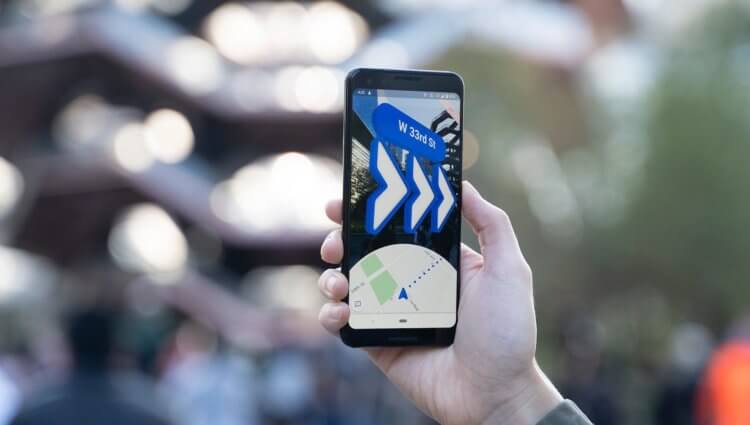 Учись, Apple: В Google Maps для iOS появился продвинутый AR-режим. Фото.
