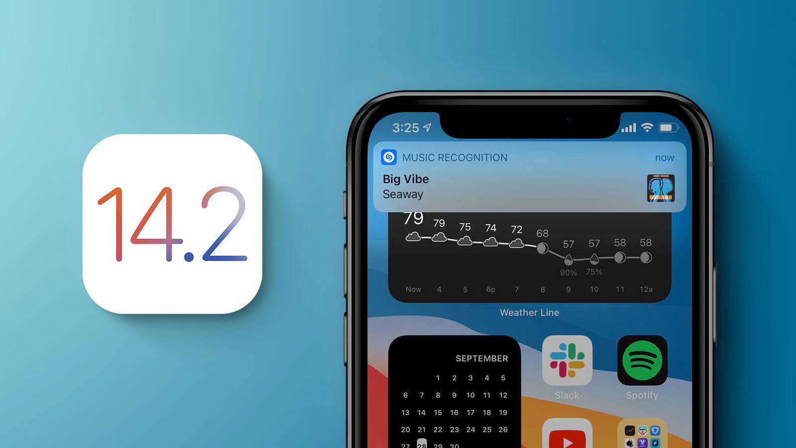 Что нового в iOS 14.2. Штатный Shazam — главное нововведение iOS 14.2. Что нового в iOS 14.2. Штатный Shazam — главное нововведение iOS 14.2. Фото.
