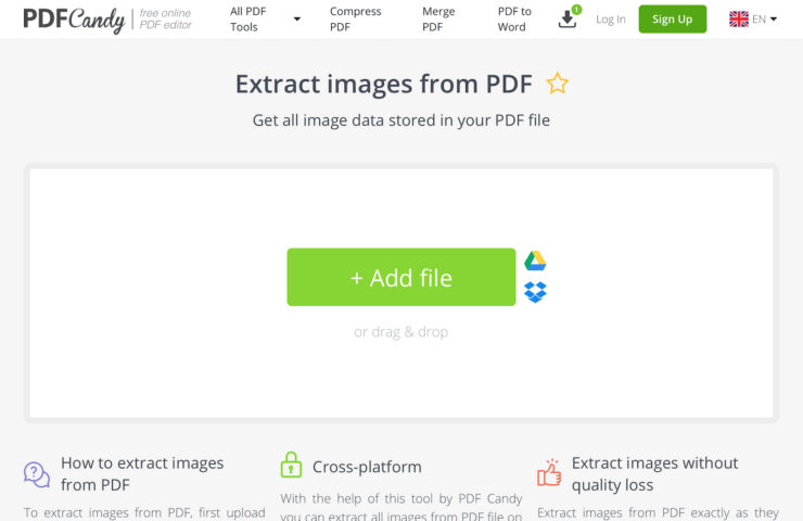 PDFCandy работает и на iOS, и на macOS. Фото.