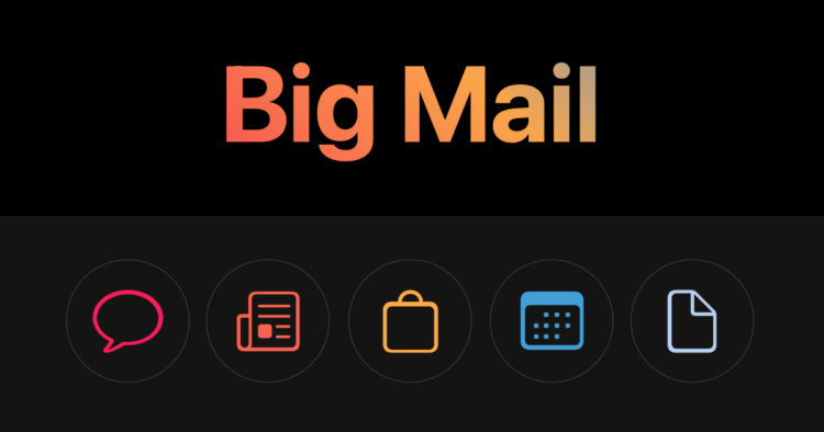Big Mail — почтовый клиент для iOS и Mac с удалением отправленных сообщений. Просто бомба! Фото.