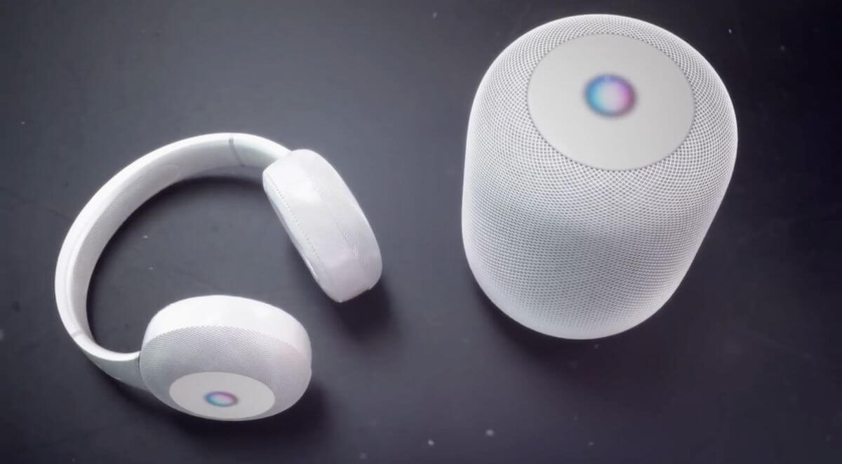 AirPods Max или AirPods Studio? Вроде бы как наушники должны были выглядеть так. Сенсорный экран на чашках, как у HomePod. AirPods Max или AirPods Studio? Вроде бы как наушники должны были выглядеть так. Сенсорный экран на чашках, как у HomePod. Фото.