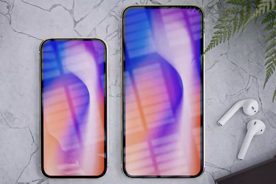 В iPhone 13 не будет челки? Разве так было бы не лучше? Рендер от Ben Geskin. В iPhone 13 не будет челки? Разве так было бы не лучше? Рендер от Ben Geskin. Фото.