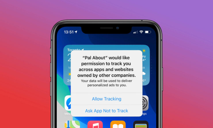 Слежка в приложениях для iOS. Вот так выглядят разрешения на отслеживание, которые разработчики должны запрашивать у пользователей iOS. Фото.