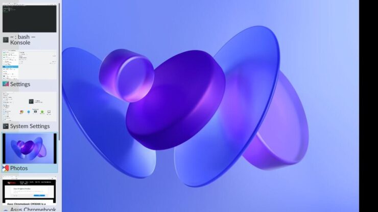 Что такое JingOS. А вот многозадачность реализовали не очень красиво. Кажется, что это какой-то технический фрагмент случайно вырвался из оболочки. Что такое JingOS. А вот многозадачность реализовали не очень красиво. Кажется, что это какой-то технический фрагмент случайно вырвался из оболочки. Фото.