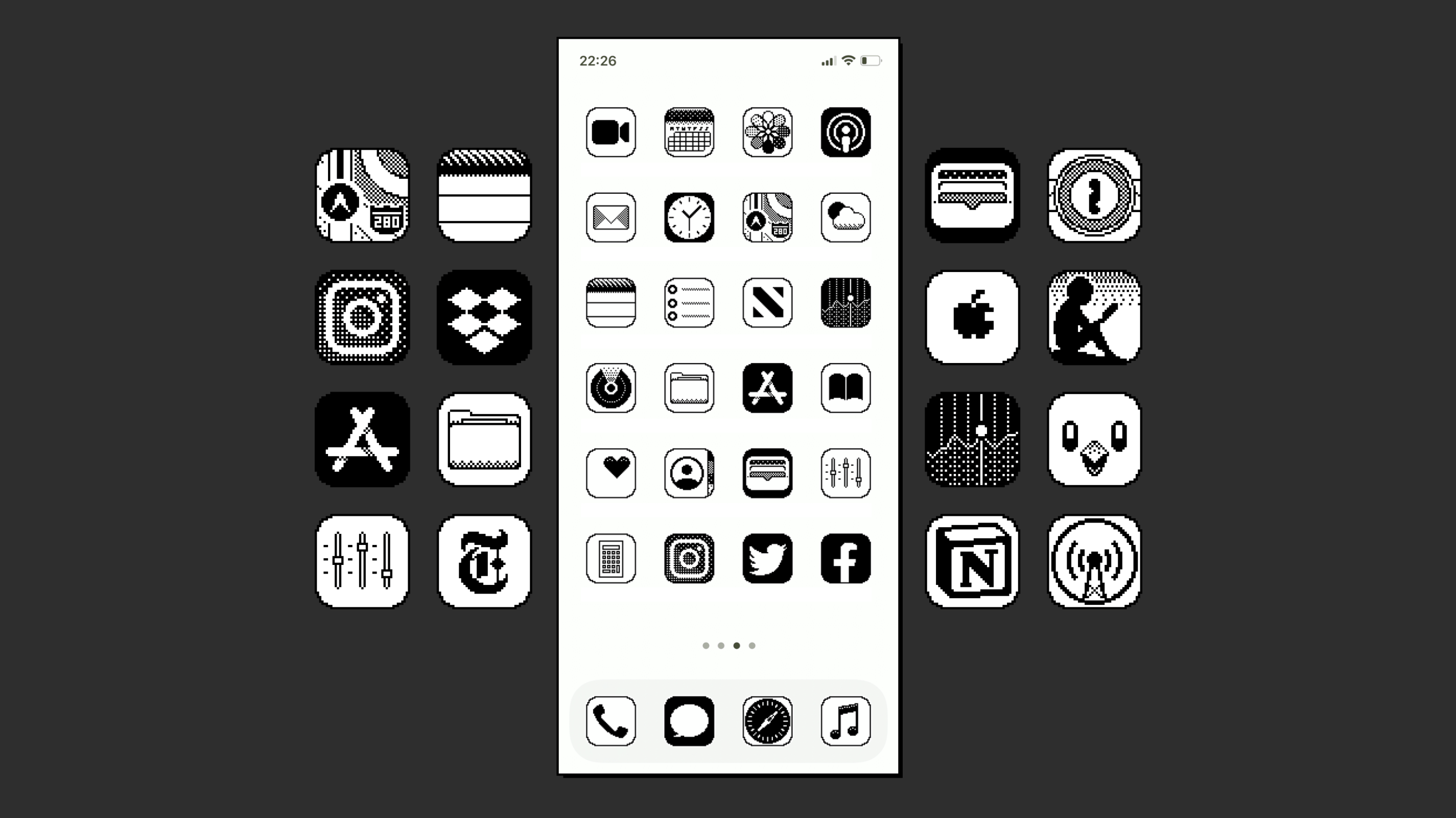 Иконки для iPhone в стиле Macintosh. Этот набор мне понравился больше всего. Иконки для iPhone в стиле Macintosh. Этот набор мне понравился больше всего. Фото.