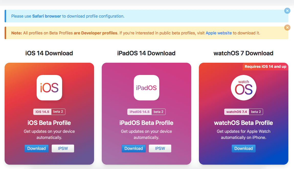 Установка бета-профиля позволит вам скачивать тестовые версии iOS одновременно с разработчиками. Фото.