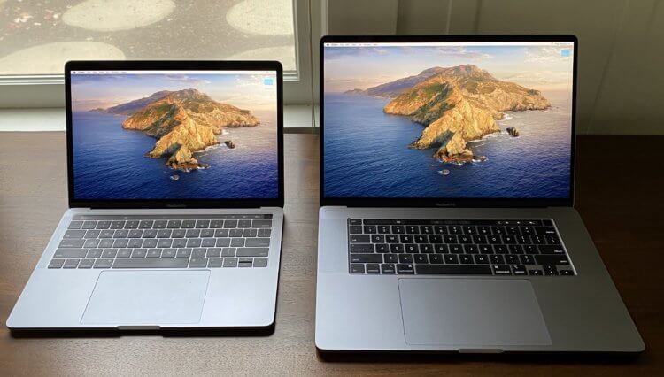 16-дюймовый MacBook Pro или 13-дюймовый M1 MacBook Pro: что выбрать? Фото.