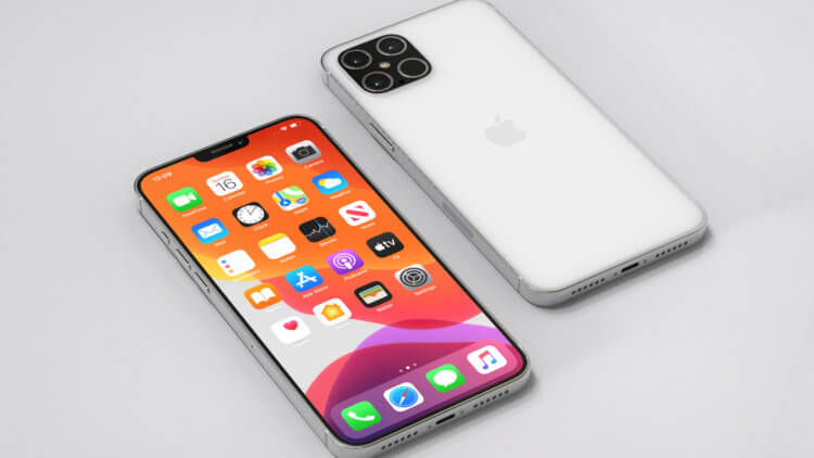 Новые цвета, Lightning и узкая чёлка: каким будет iPhone 2021 года. Фото.