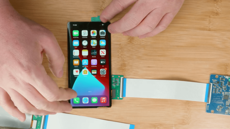 Когда выйдет складной iPhone. Каждый такой экран стоит 500 долларов на AliExpress. Фото.