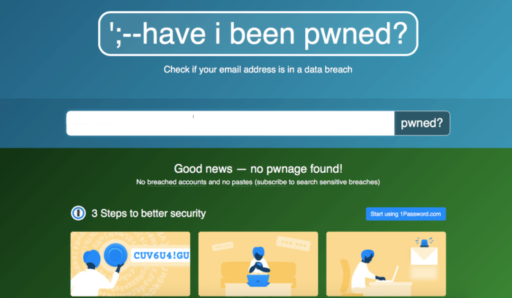 Зелёное оформление значит, что вас не взламывали, а красное — что взломали. Фото.
