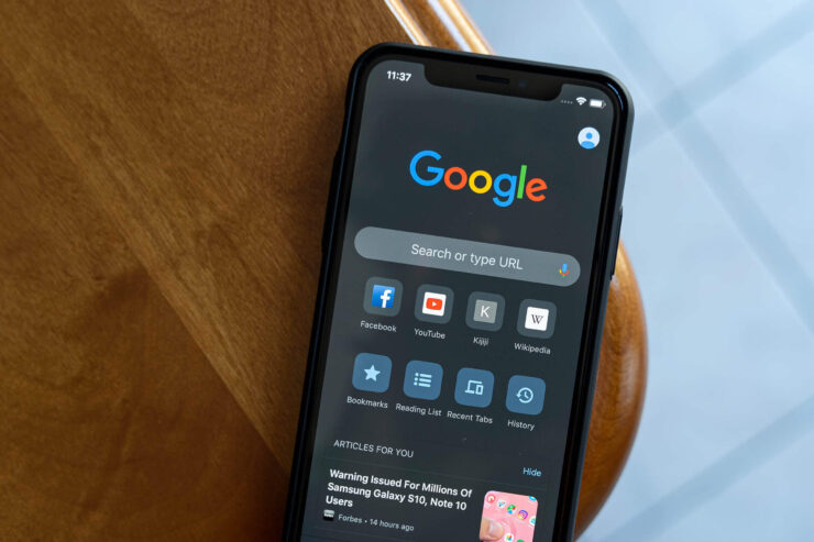 Запрет на слежку Google на iOS. Apple будет обезличивать поисковые запросы в Google от пользователей iOS для их защиты. Фото.