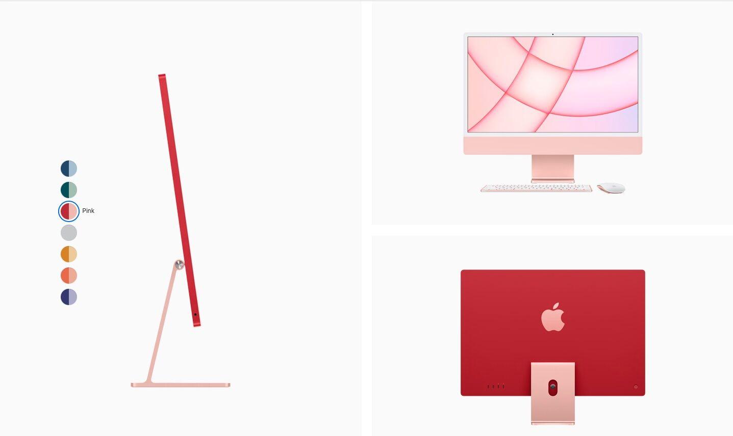 Цвета iMac 24. Немного перебор, как считаете? Цвета iMac 24. Немного перебор, как считаете? Фото.