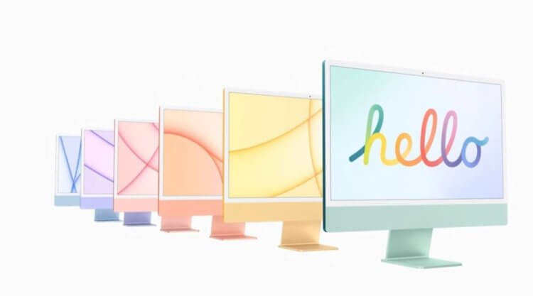 Почему в iMac 2021 Apple снова использовала чип M1? Фото.