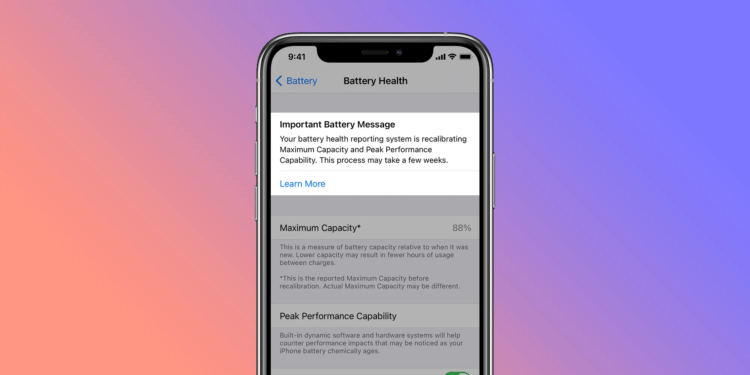 Посмотрели, как работает перекалибровка аккумулятора iPhone в iOS 14.5. Посмотрели, как работает перекалибровка аккумулятора iPhone в iOS 14.5. Фото.