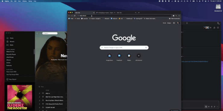 Chrome в облаке может загружать более 100 вкладок без тормозов. Фото.