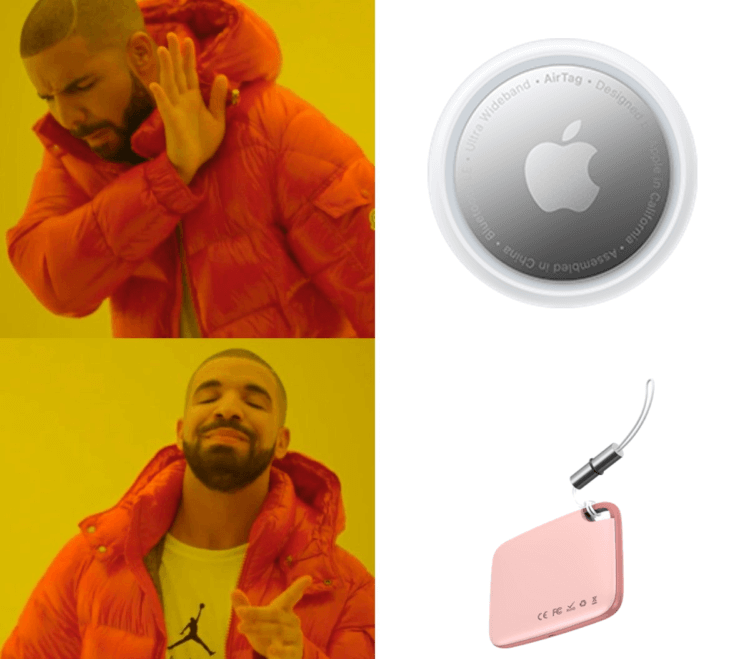 Придумал, зачем мне AirTag. Но купил аналог в 3 раза дешевле. Фото.