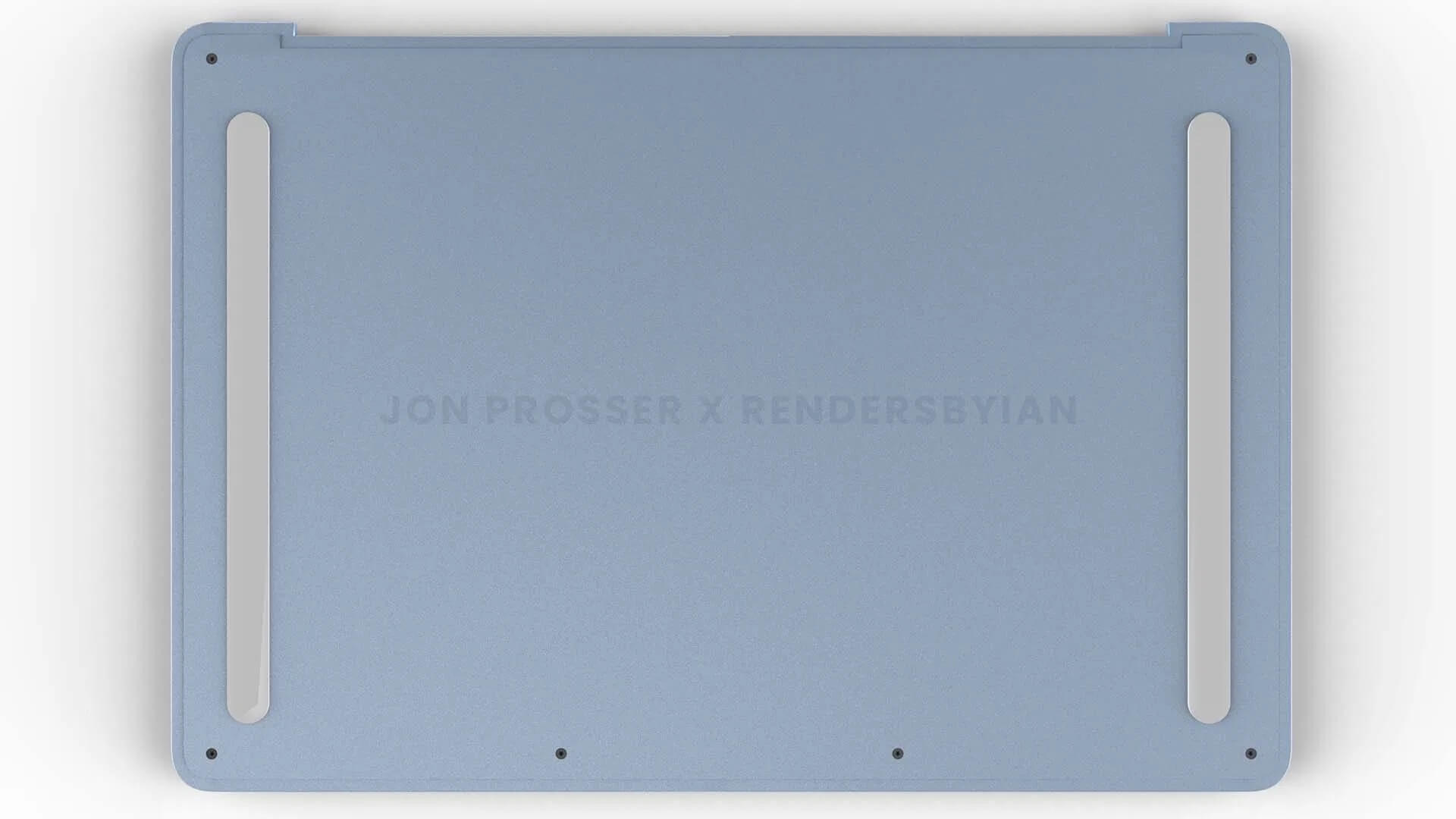 Дизайн MacBook Air 2021. Вид снизу. Дизайн MacBook Air 2021. Вид снизу. Фото.