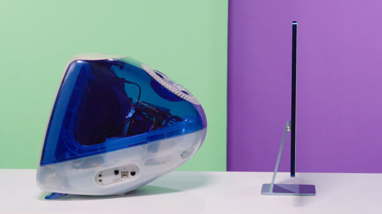 Что общего у iMac M1 и iMac G3 1999 года? Не только цвет. Что общего у iMac M1 и iMac G3 1999 года? Не только цвет. Фото.