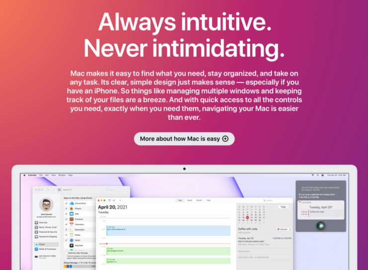 Чем macOS лучше Windows. macOS — самая интуитивная десктопная операционка. Фото.