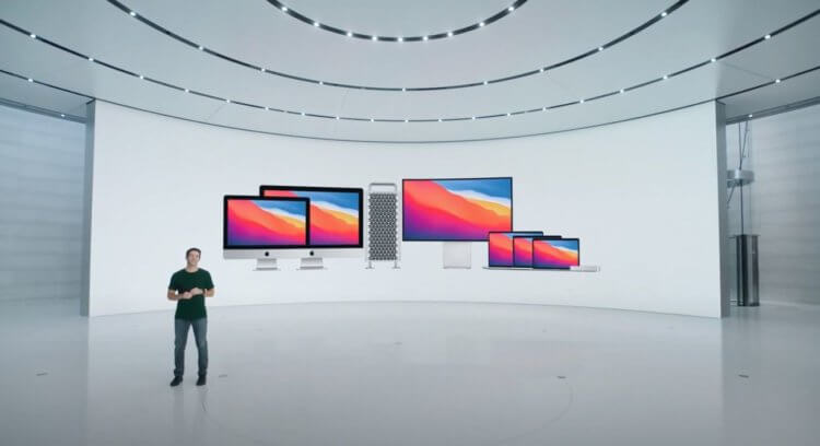 Apple рассказала, почему ставит один и тот же процессор M1 во все Mac. Apple специально сделала так, чтобы компьютеры разных линеек отличались по минимуму. Apple рассказала, почему ставит один и тот же процессор M1 во все Mac. Apple специально сделала так, чтобы компьютеры разных линеек отличались по минимуму. Фото.