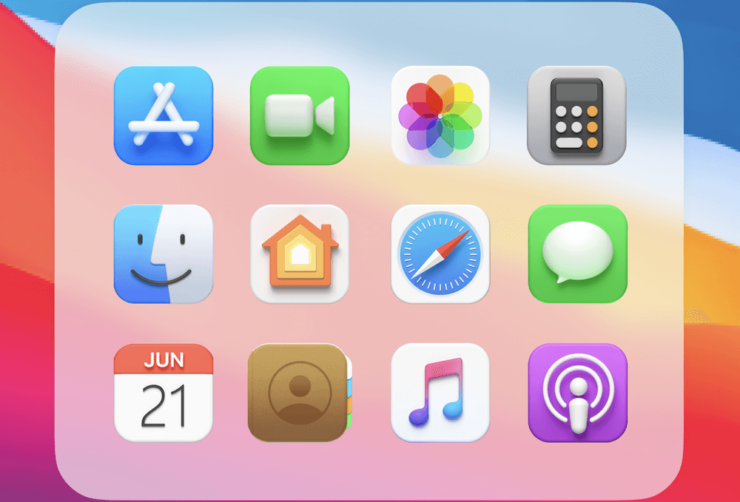 Высоко вероятно, что дизайн iOS 15 будет выполнен в стиле неоморфизма — как у macOS Big Sur. Фото.
