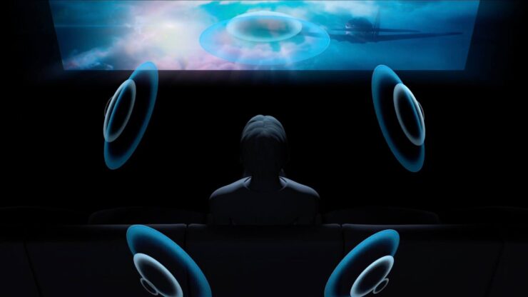 Spatial Audio — это трёхмерное звучание, которое поддерживают только некоторые наушники Apple. Фото.